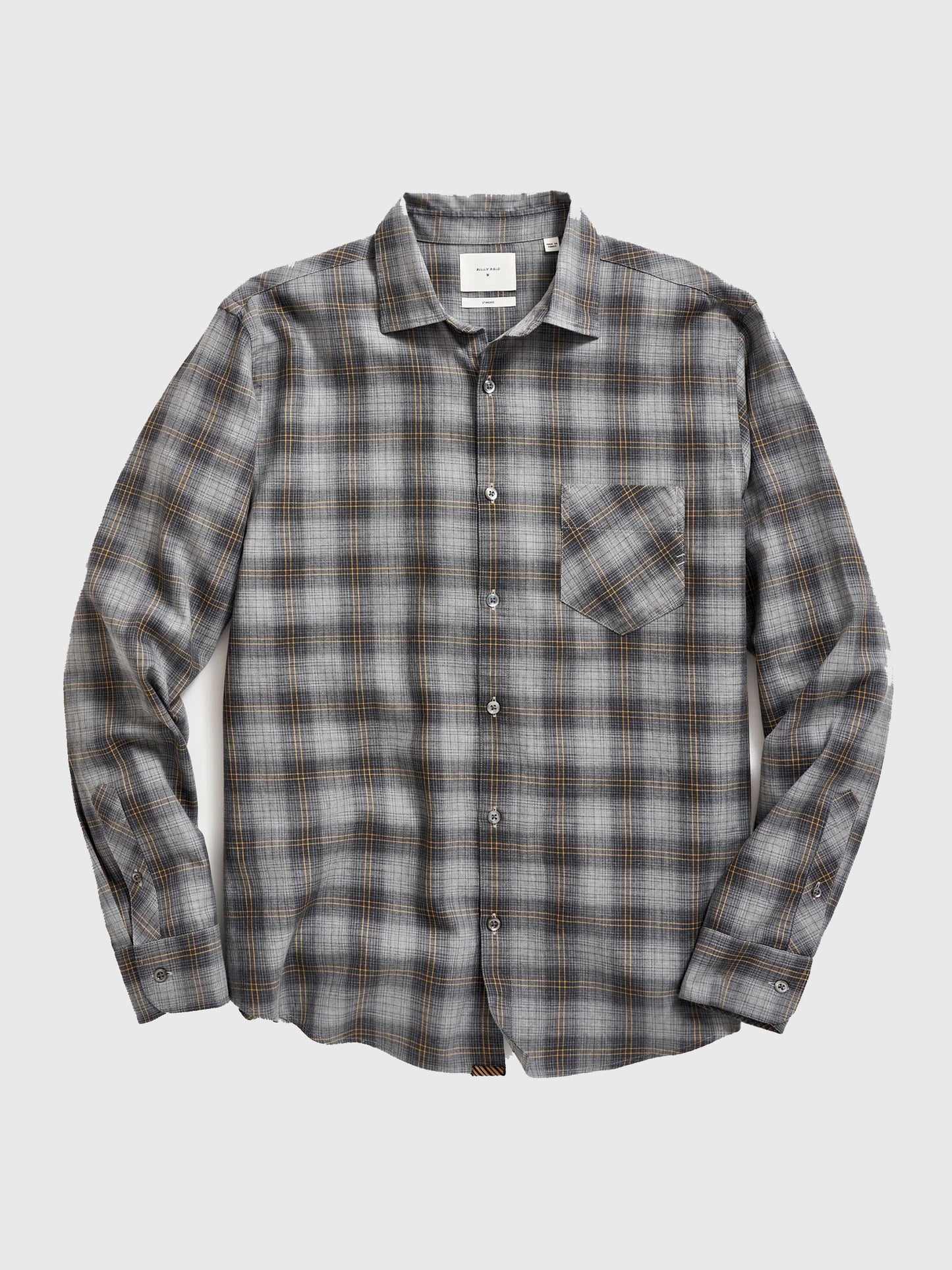 Billy Reid Men's Shadow Plaid John T Shirt