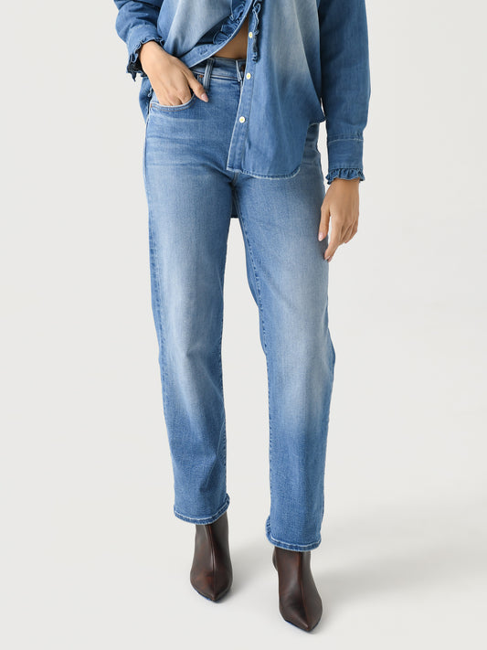 Mother Women's The Rambler Zip Flood Jean