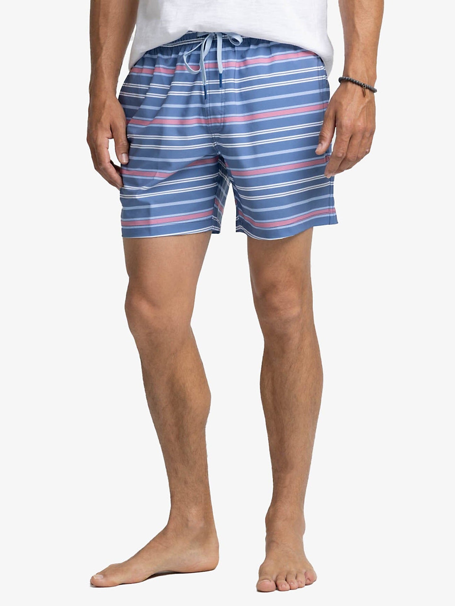 Southern Tide Men's Breton Stripe Swim Trunk – saintbernard.com