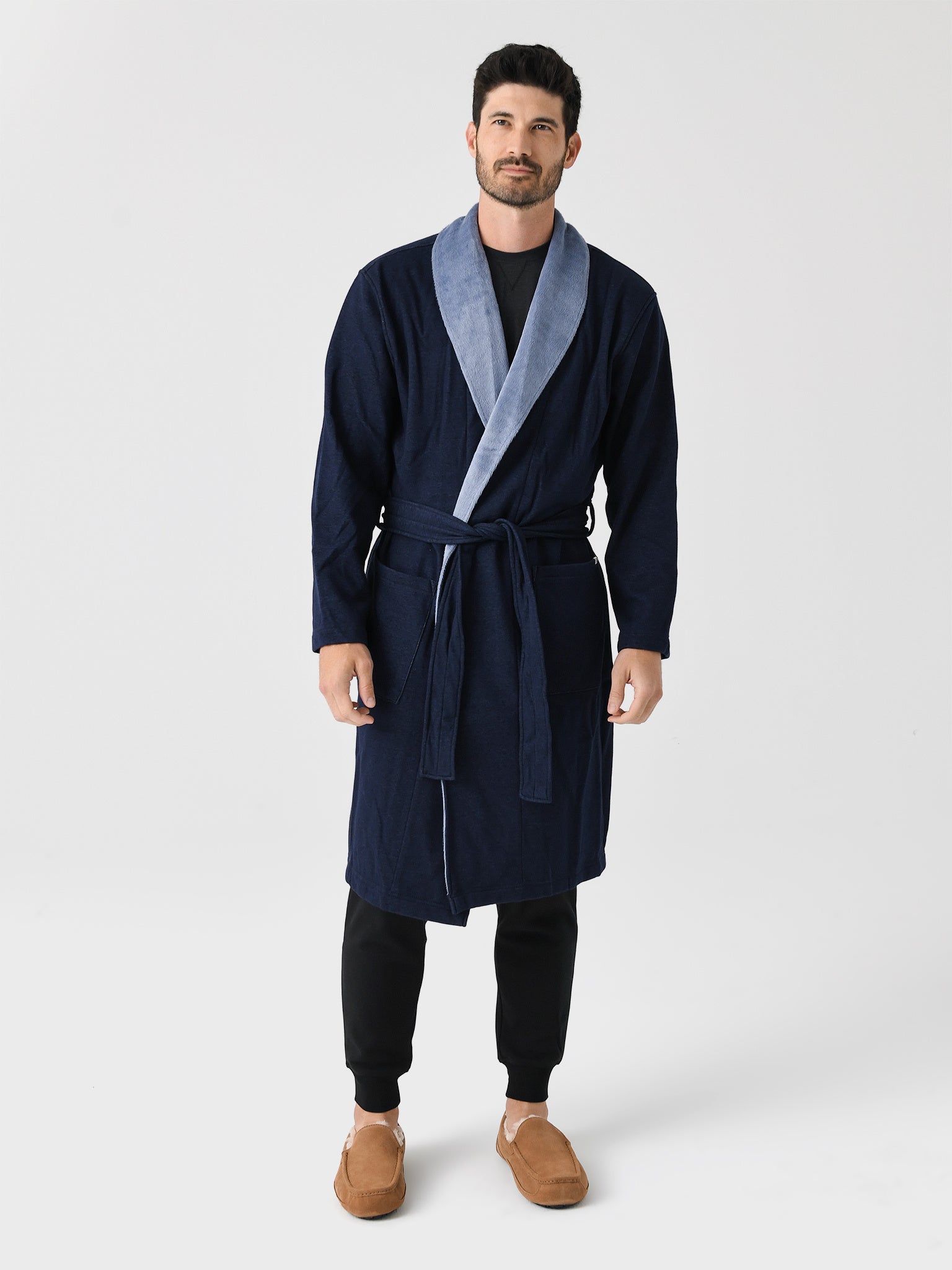 UGG 2024 Robinson Blue Robe Size L/XL