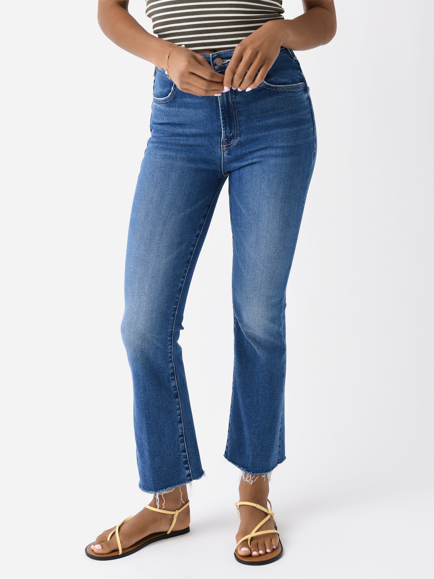 Mother Women's The Hustler Ankle Fray Jean