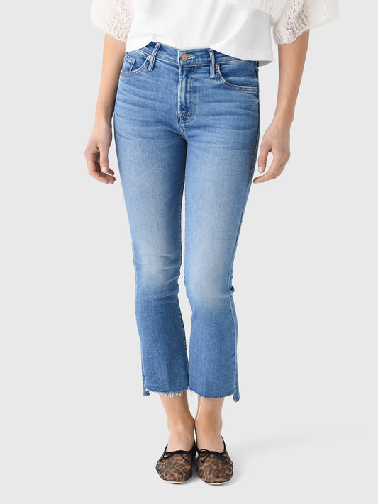 Mother Women's The Insider Crop Step Fray Jean