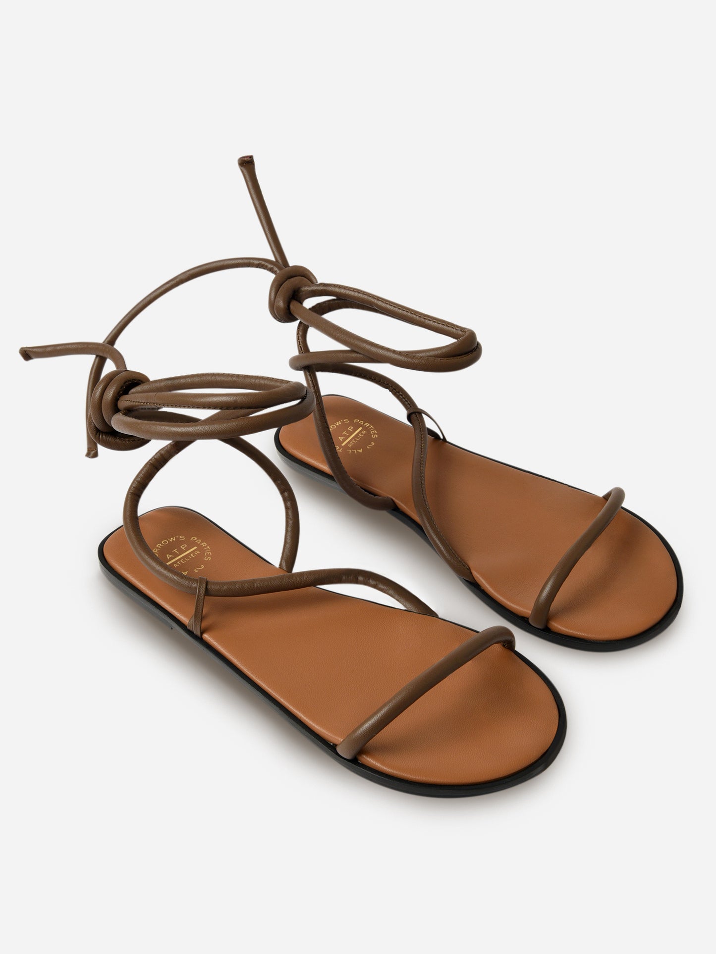 ATP Atelier Women's Lentella Flat Leather Sandal