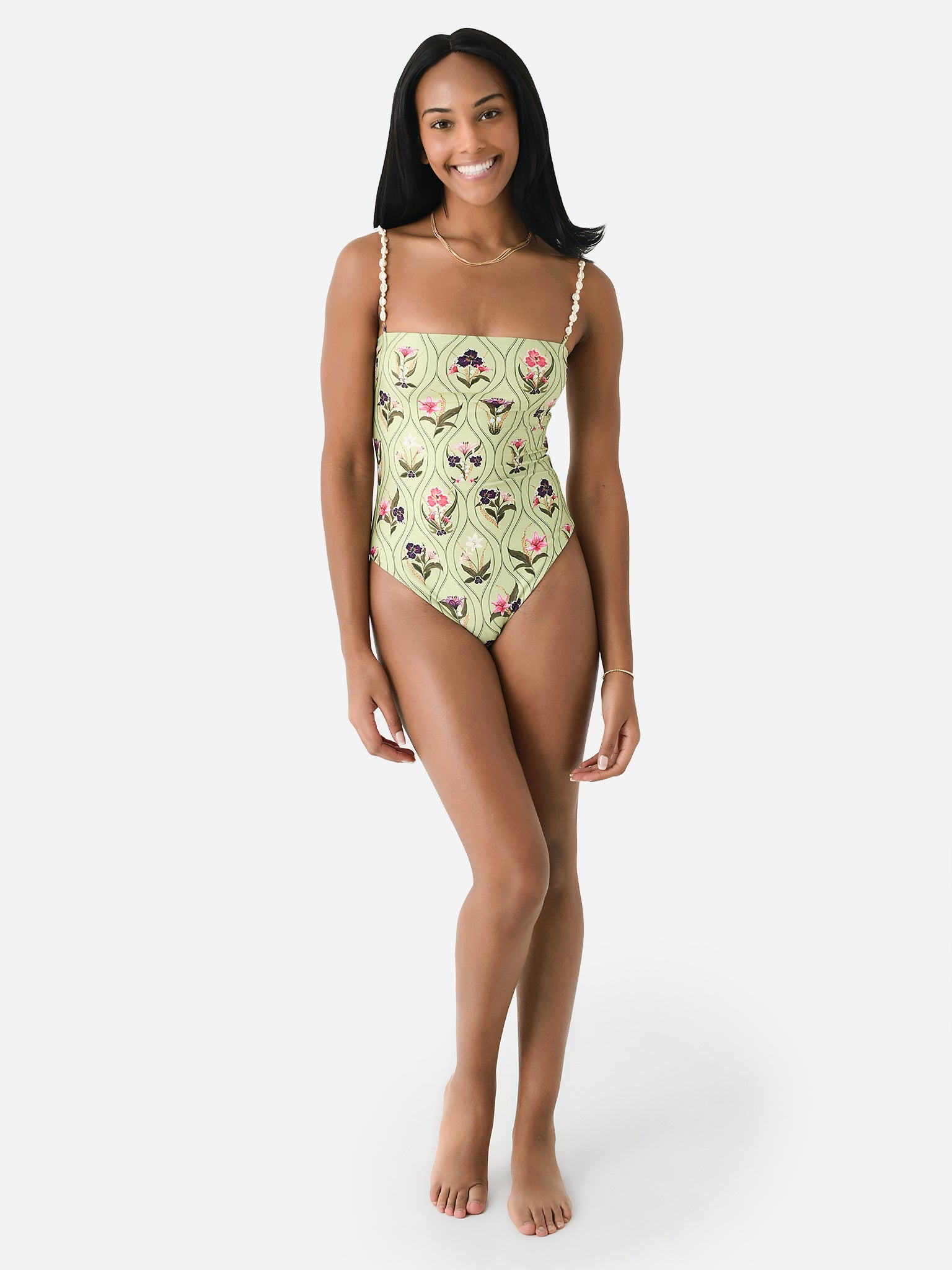 Agua By Agua Bendita Women's Durazno Pacifico One-Piece Swimsuit