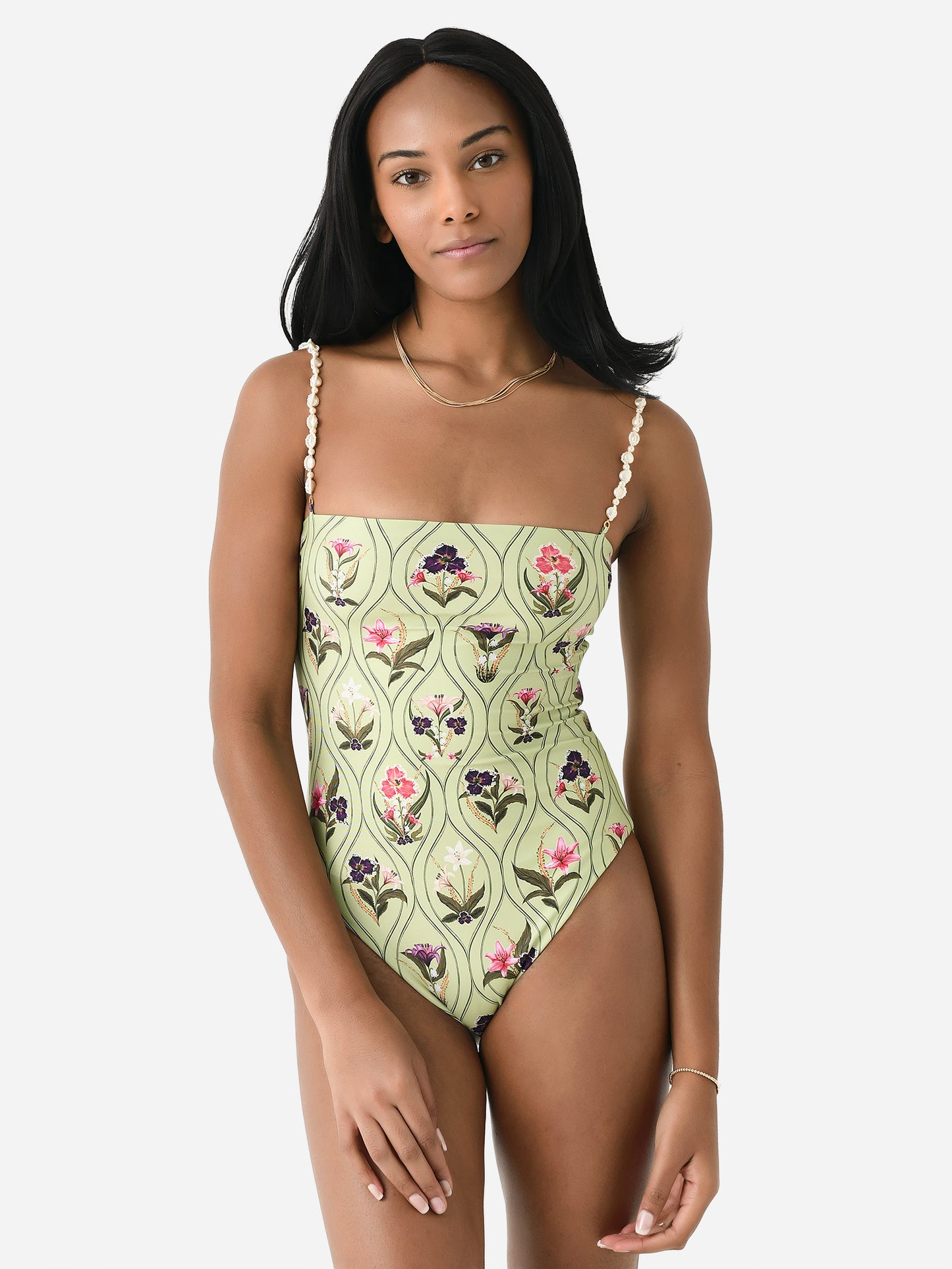 Agua Bendita girls swimsuit Tropical One Piece Sz 5