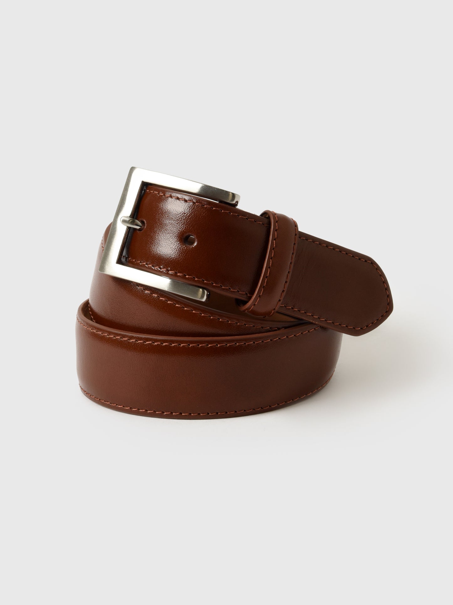 W. Kleinberg Men's Glazed Leather Belt