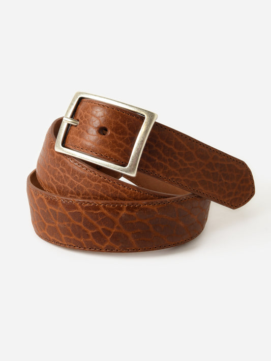 W. Kleinberg Men's Textured Leather Belt