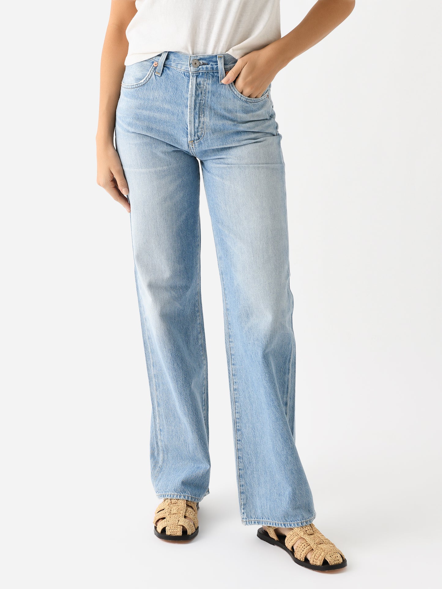 Citizens Of Humanity Women's Annina High Rise Wide Leg Jean