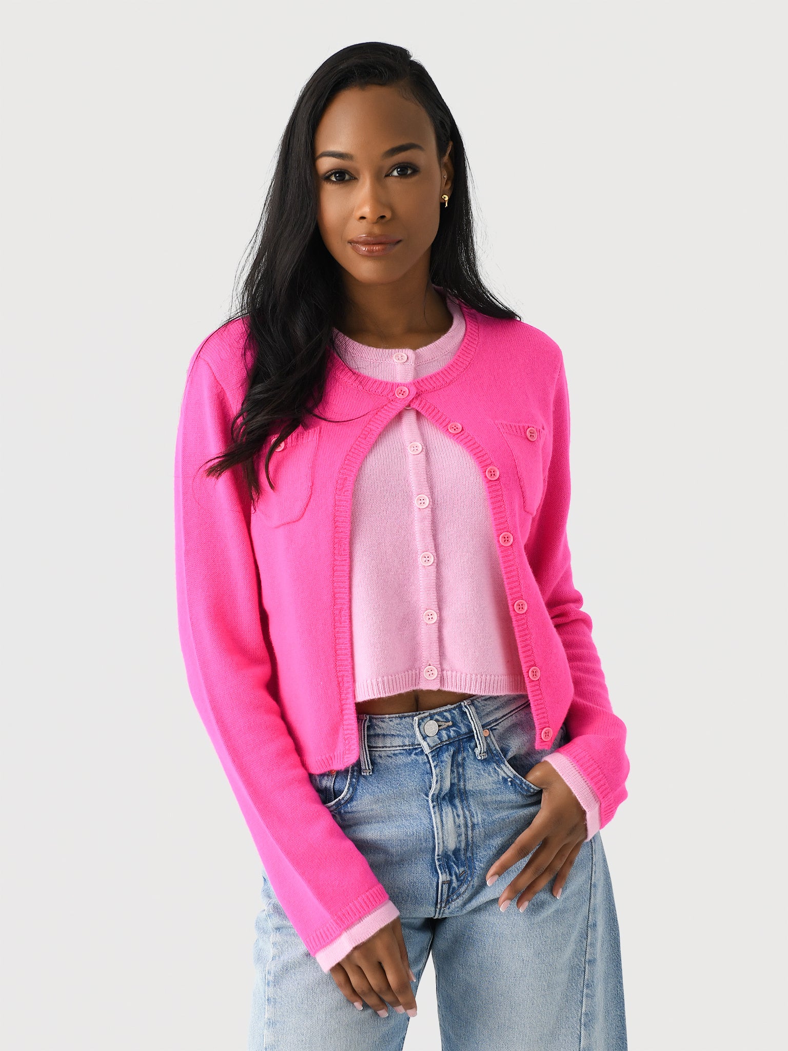 Layered sweater best sale