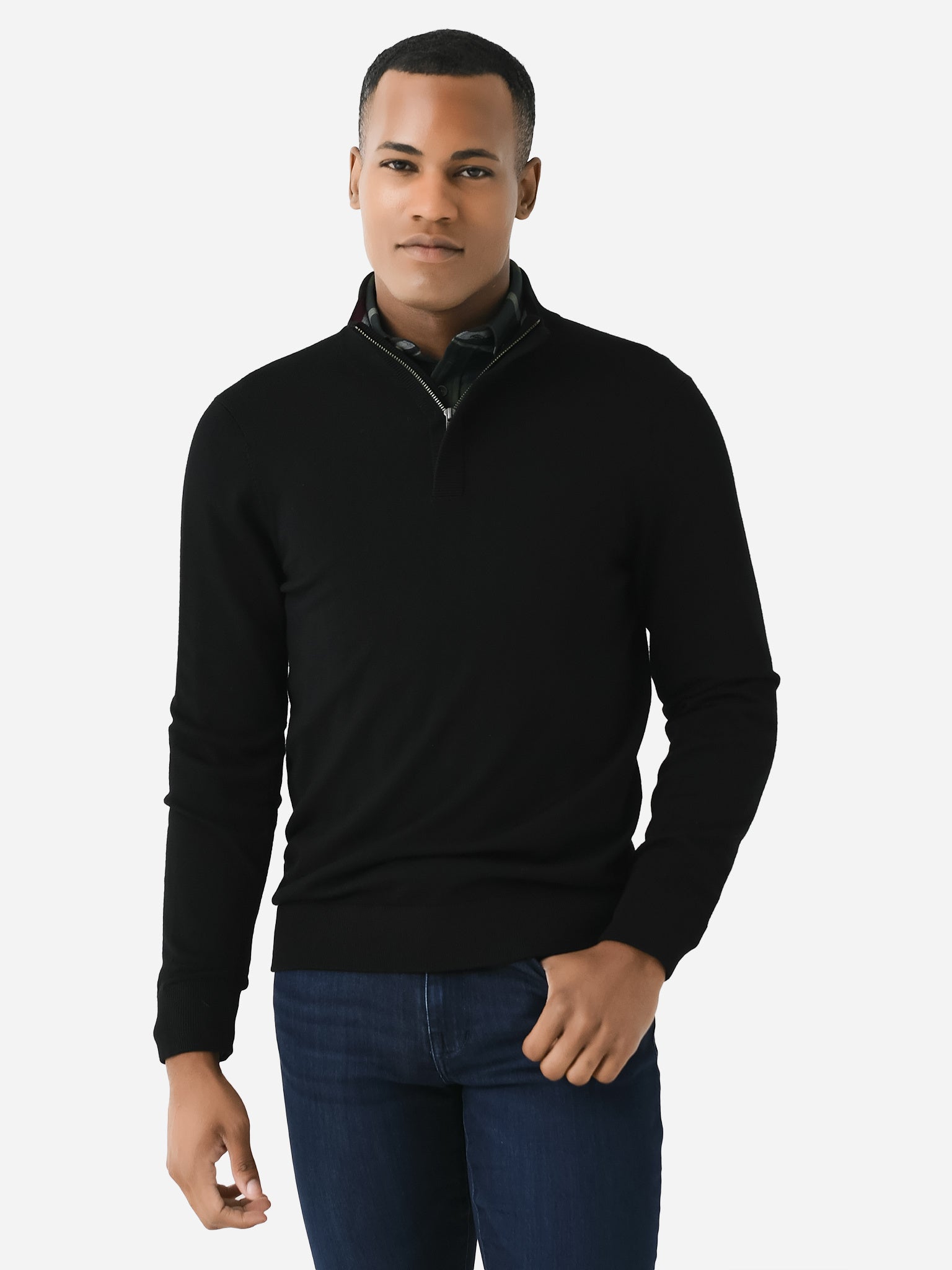 Mizzen+main Men's Preston Merino Quarter-Zip – saintbernard.com