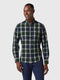 NAVY DEMETRIUS PLAID