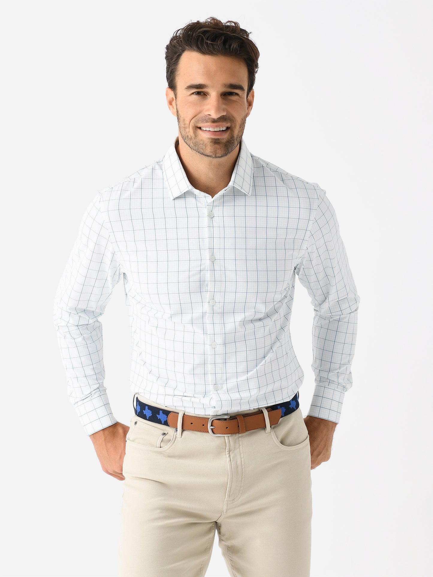 Mizzen+Main Men's Trim Leeward Dress Shirt