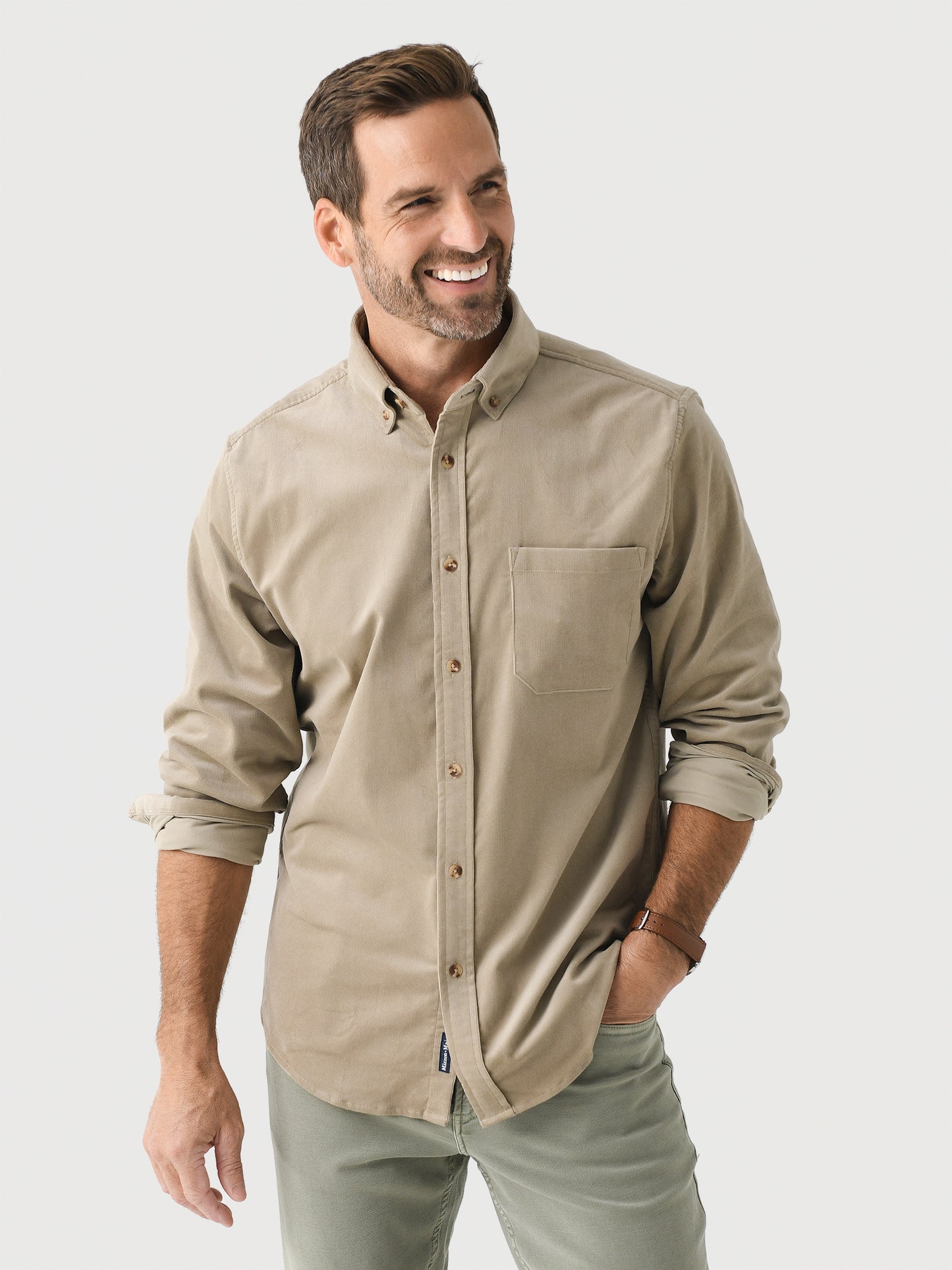 Mizzen+Main Men's Jackson Corduroy Shirt