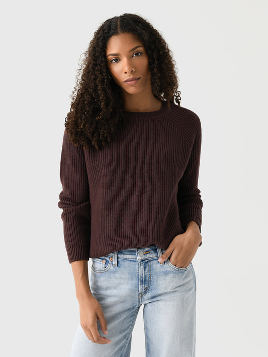 J Society Women's Shaker Crew Sweater