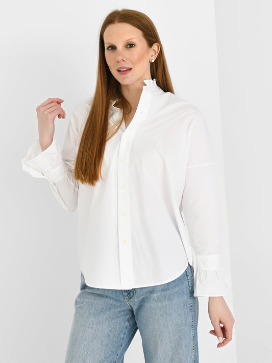 Alex Mill Women's Easy Ruffle Shirt