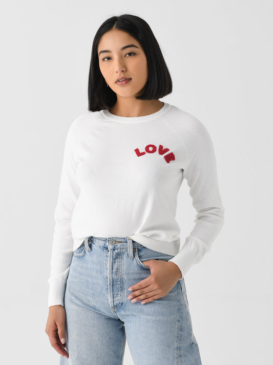 J Society Women's Love Crew Sweater