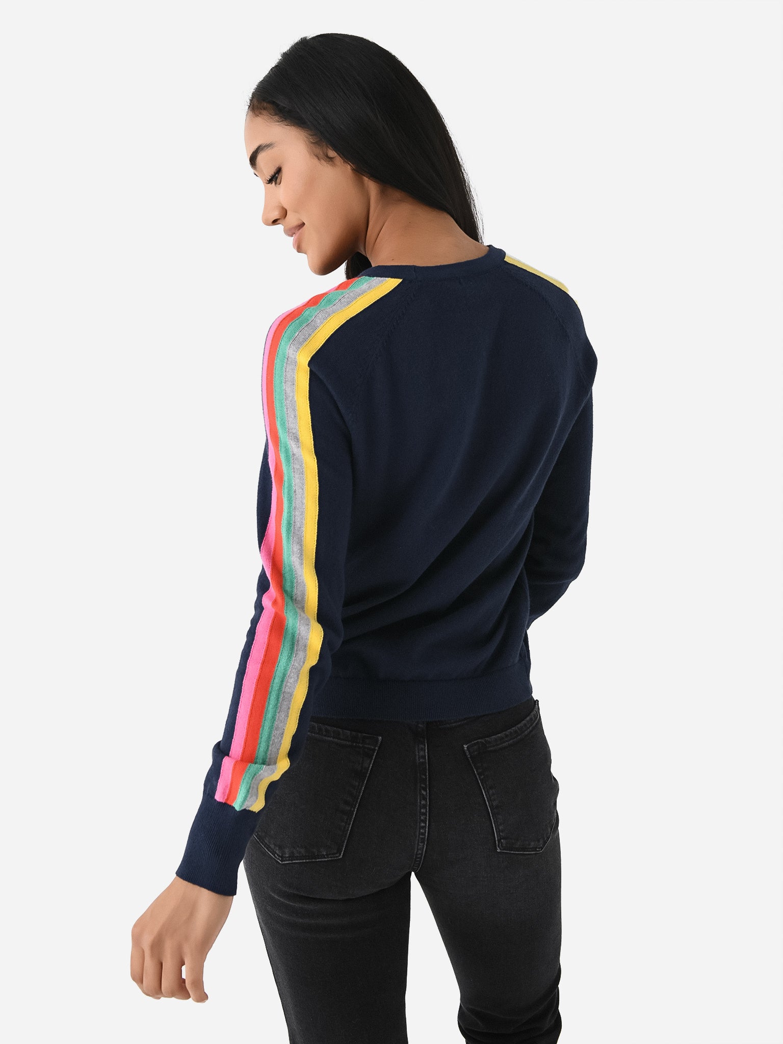 大人気！21aw sleeve stripe sweater ニット/セーター