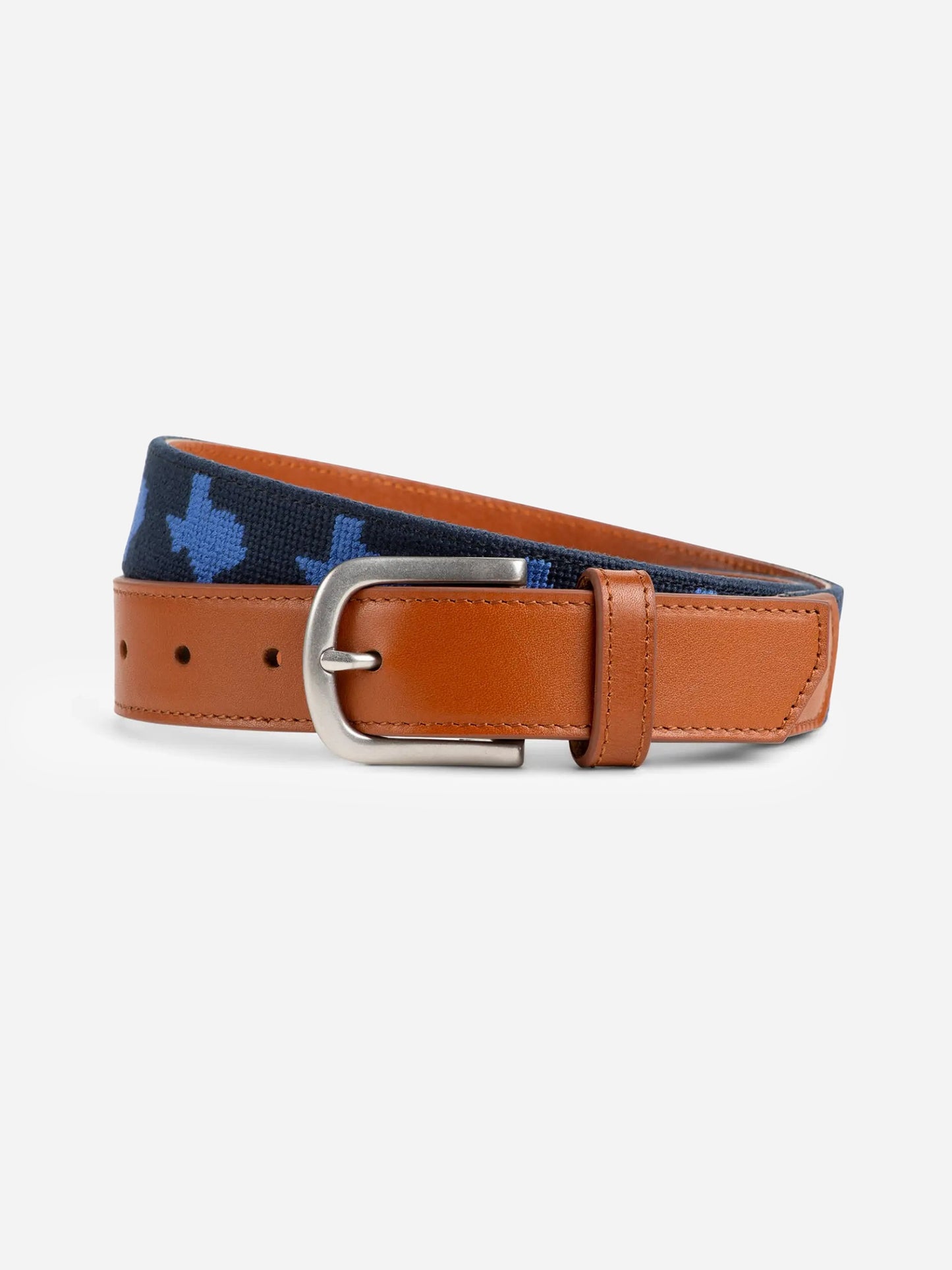 Mizzen+Main Men's Needlepoint Belt