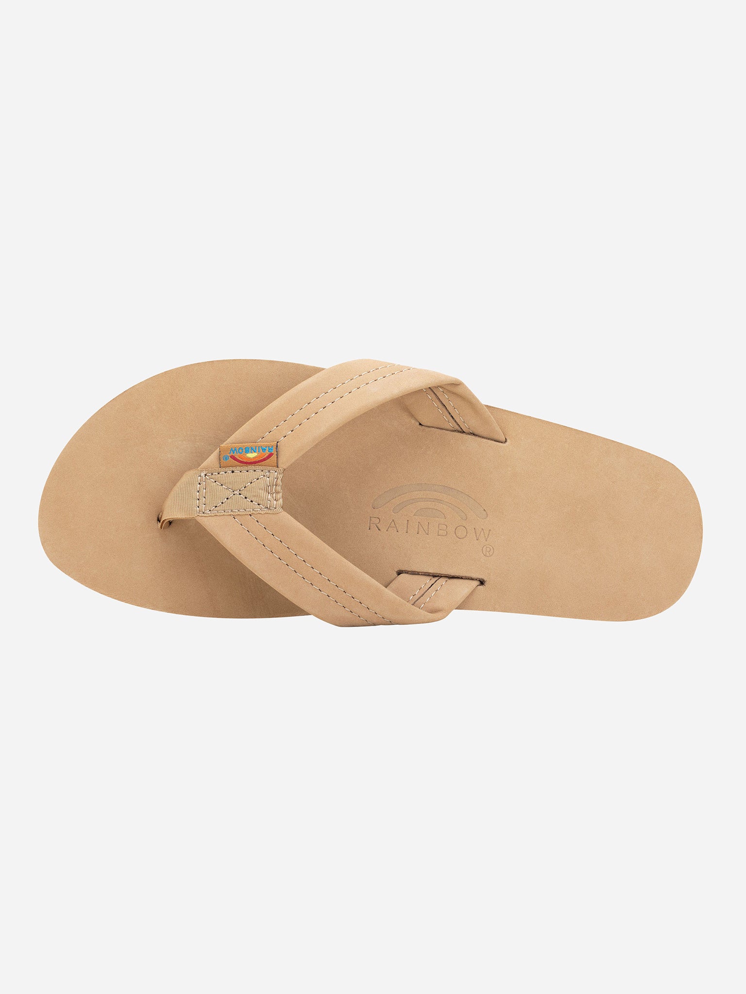 Rainbow Men s Single Layer Premier Leather Flip Flop