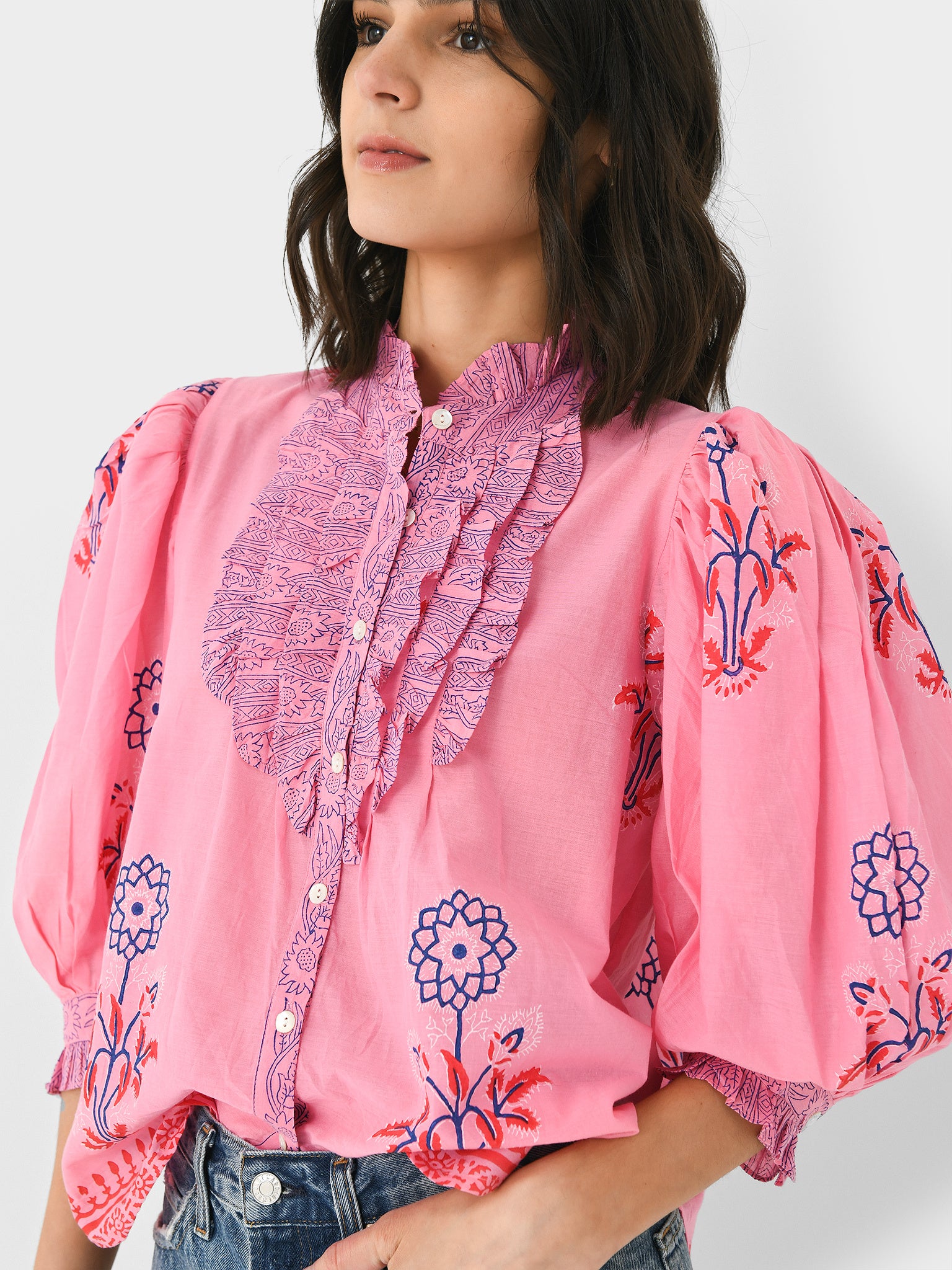 Oliphant Silk popular Blouse