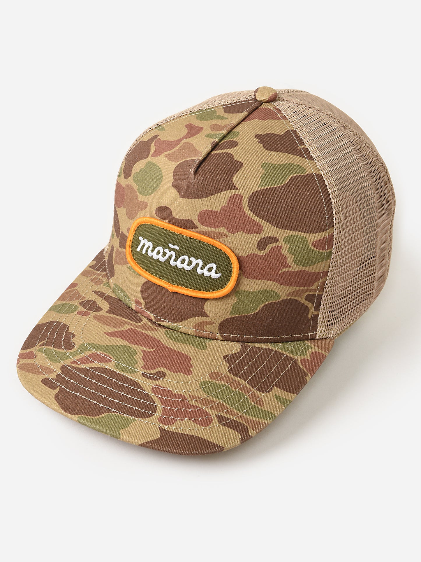 Mañana Men's Camo Trucker Hat