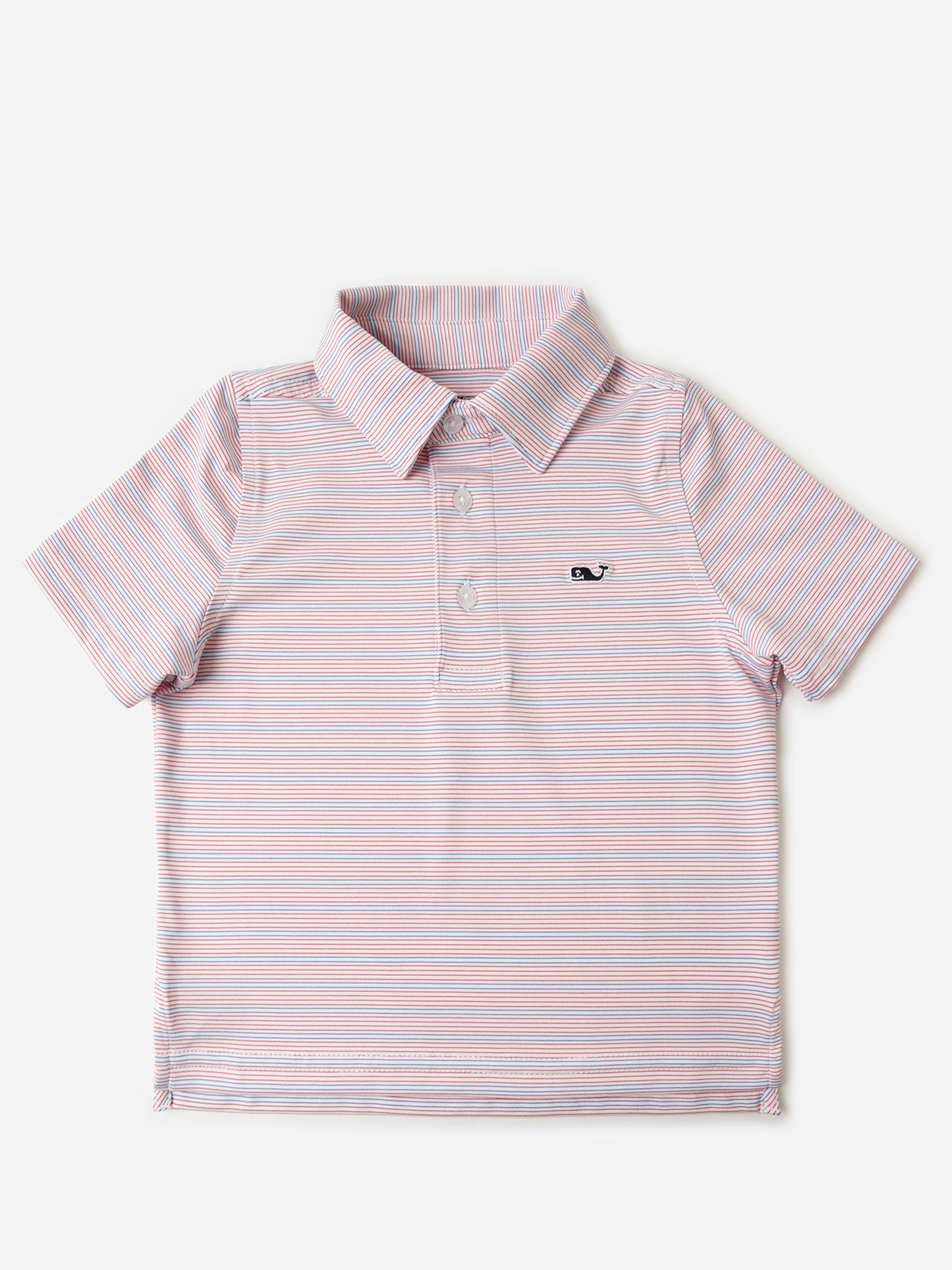 Vineyard Vines Boys' Tri-Color St. Jean Stripe Sankaty Polo