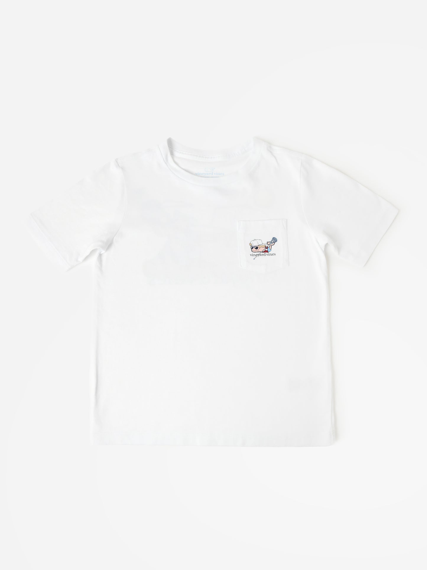 Vineyard Vines Boys' Multi Sticker Pocket Tee, 6 / Ocean Breeze | St. Bernard Clothing