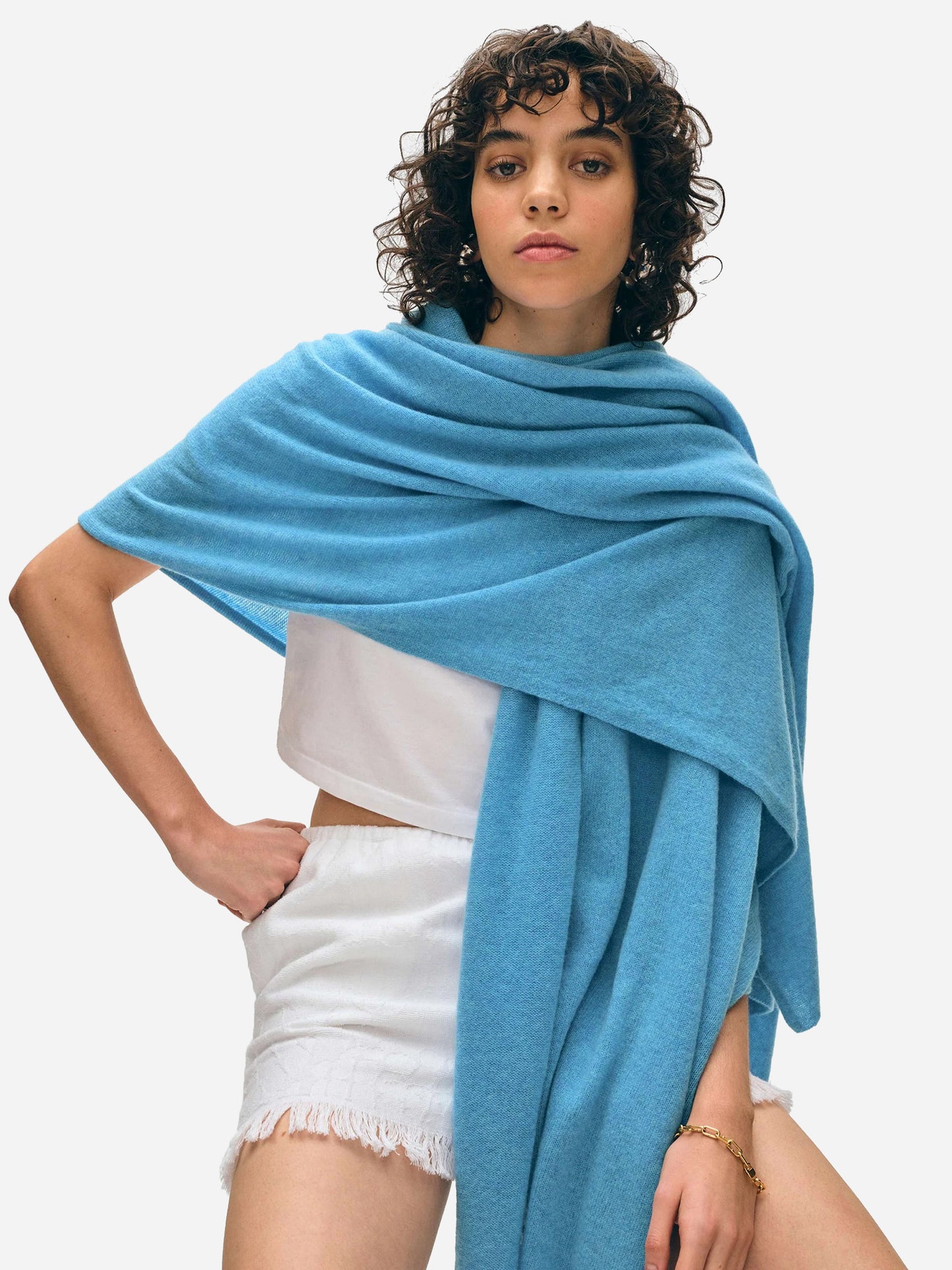 White + Warren Cashmere Travel Wrap