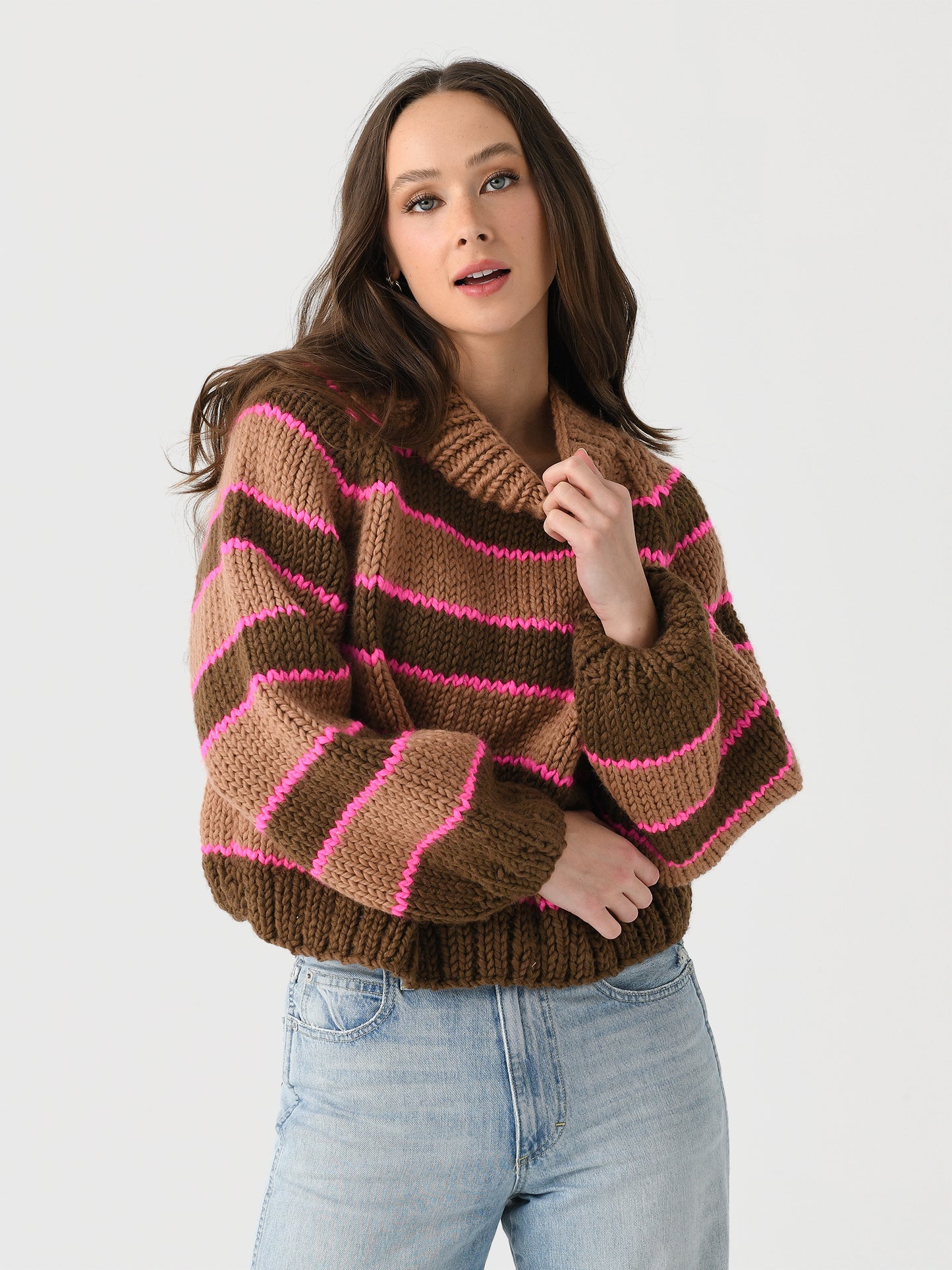 GOGO Women's Stripe Pullover