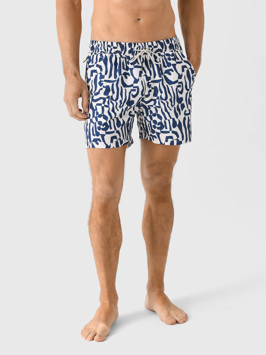 OAS Men's Marbling Swim Trunk