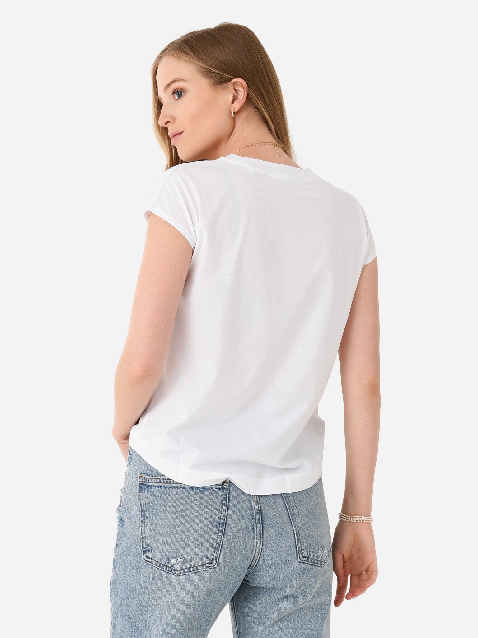 Organic John Patrick Women's Capri Tee | $80.90 | Saint Bernard