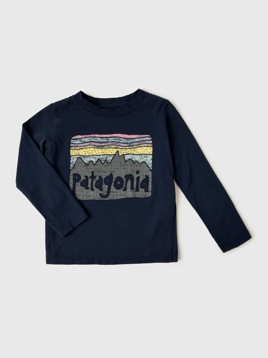 Patagonia Baby Long-Sleeve Fitz Roy Skies T-Shirt