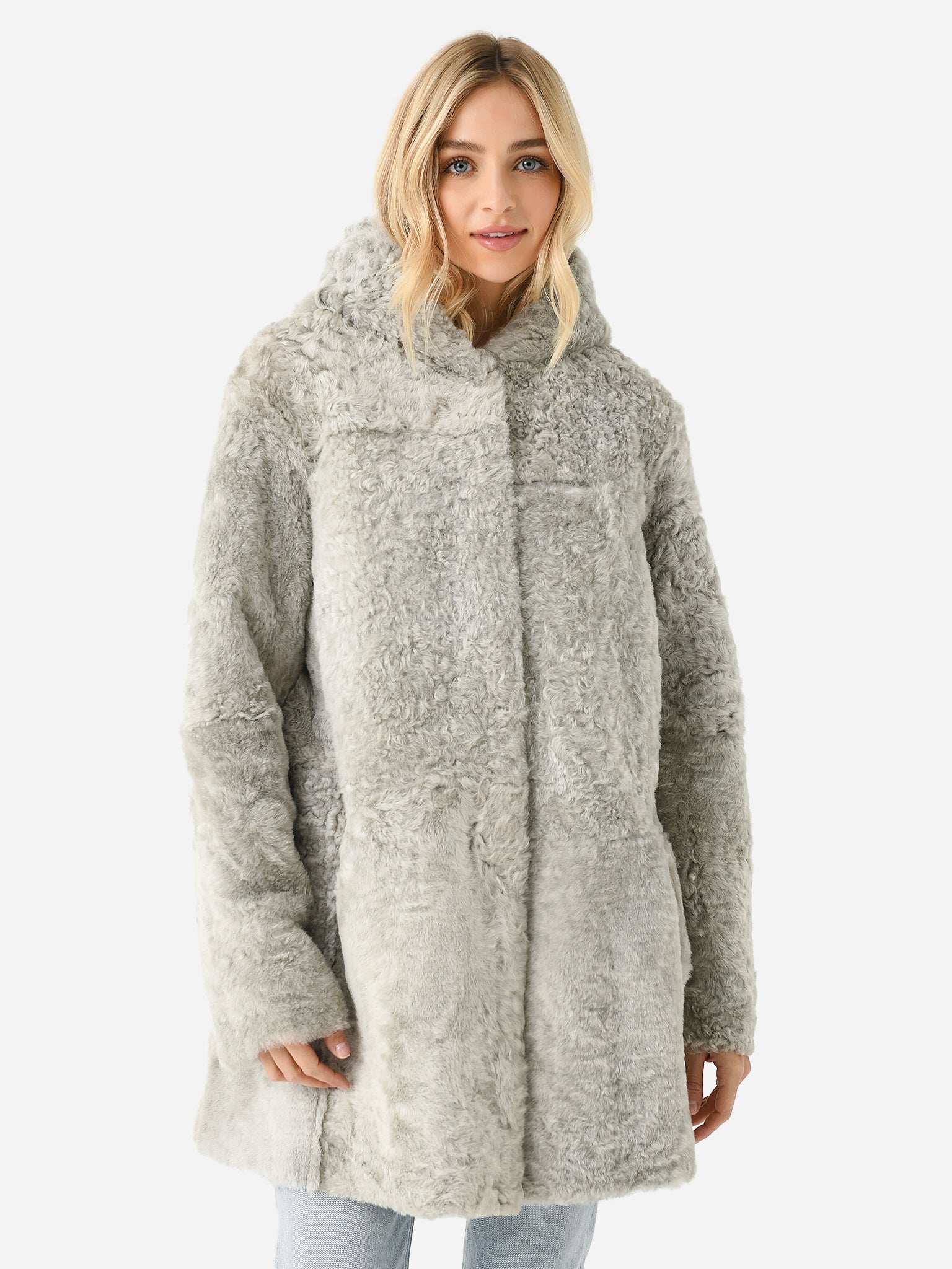 Lambskin coat womens best sale