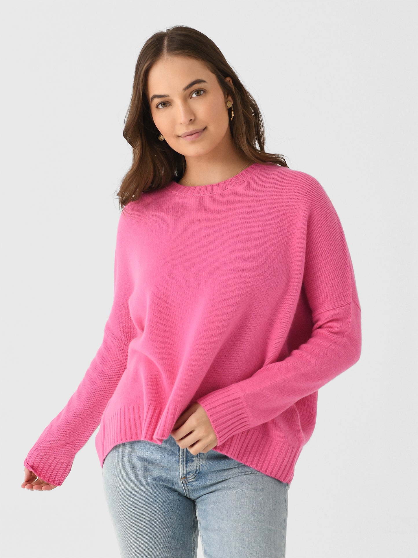 Organic John Patrick Women's Cashmere Wide Pullover