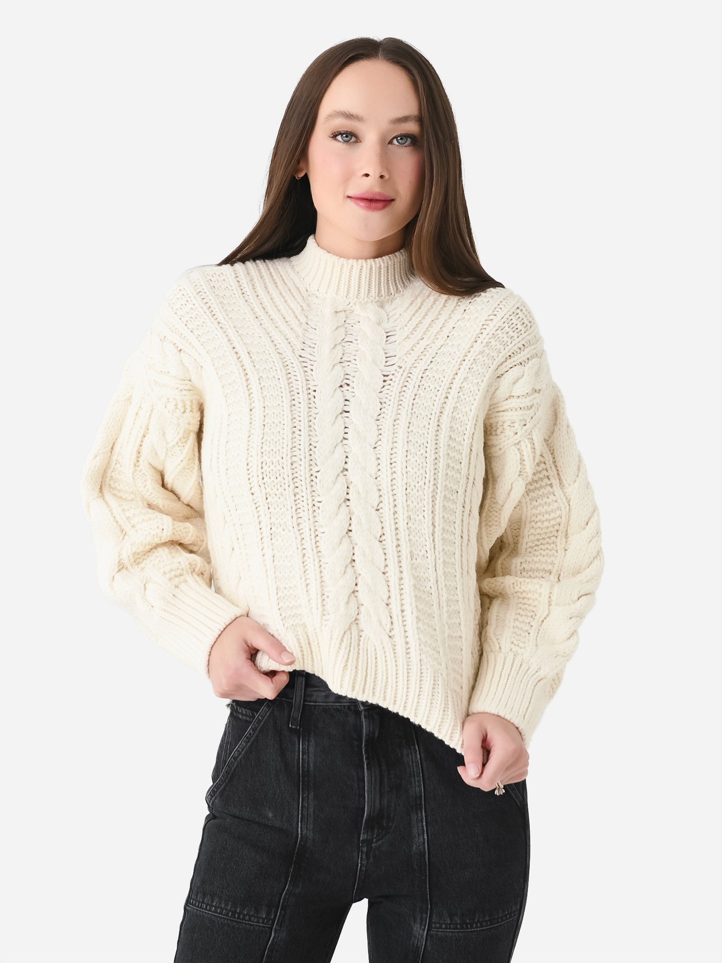 ALC Women's Shelby Lace Up Sweater