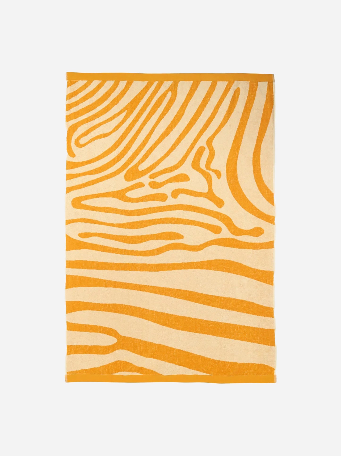 OAS Yellow Maze Beach Towel