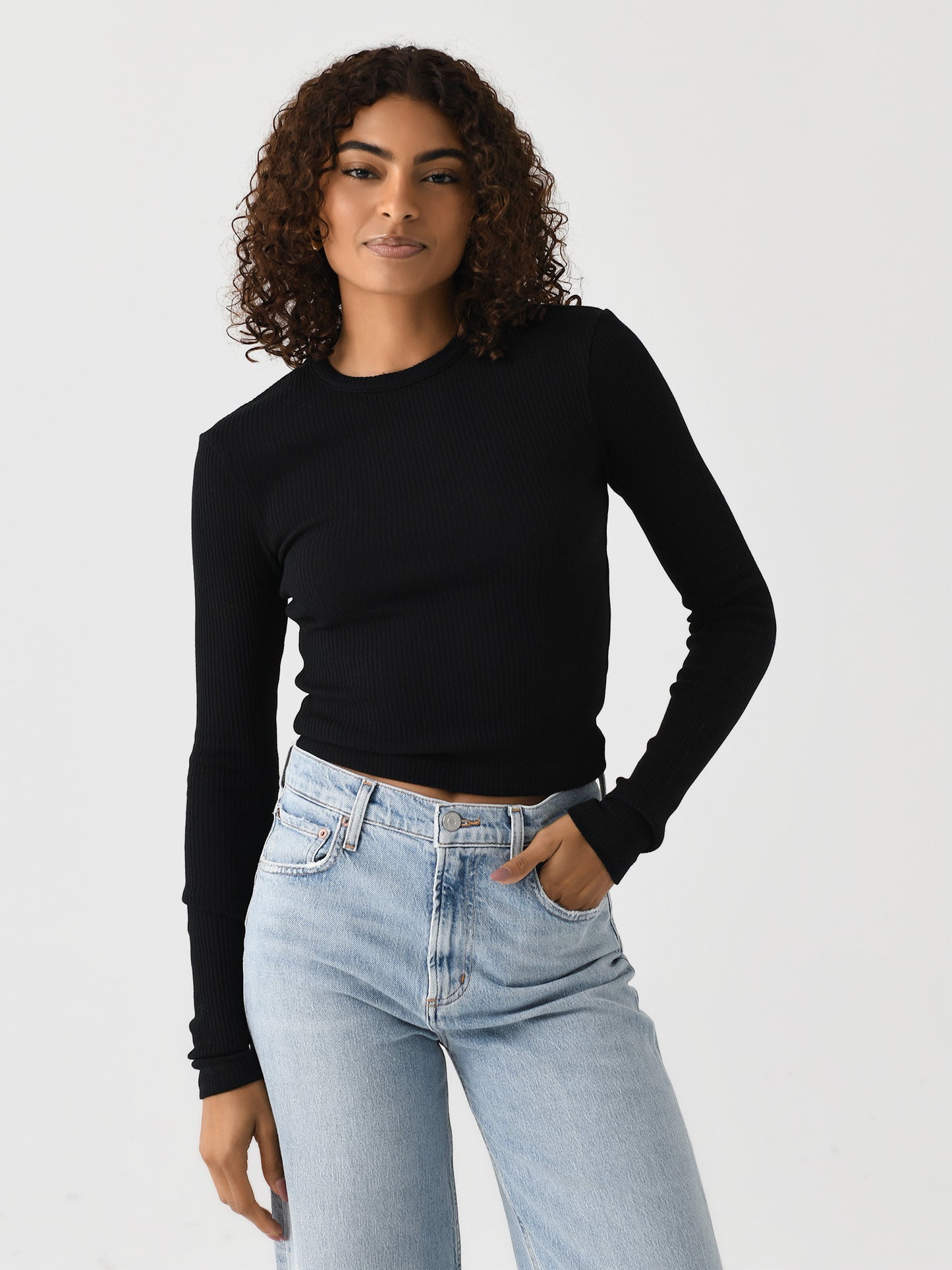 Citizens Of Humanity Women's Cropped Faena Crewneck Tee