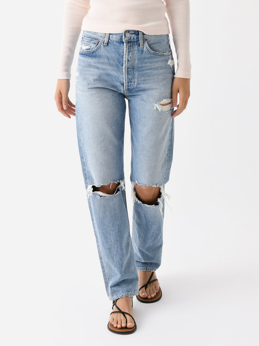 Agolde Women's 90s Mid Rise Straight Jean