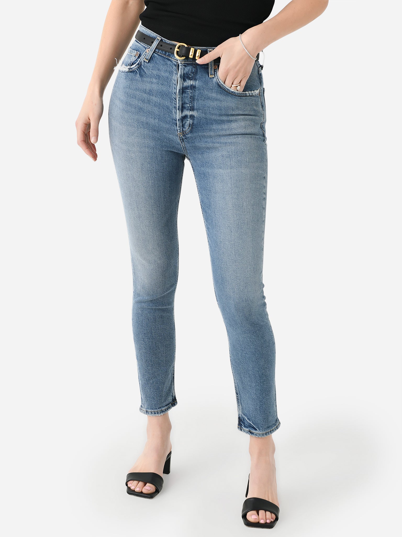 Nico outlet High Rise Slim in Retreat AGOLDE