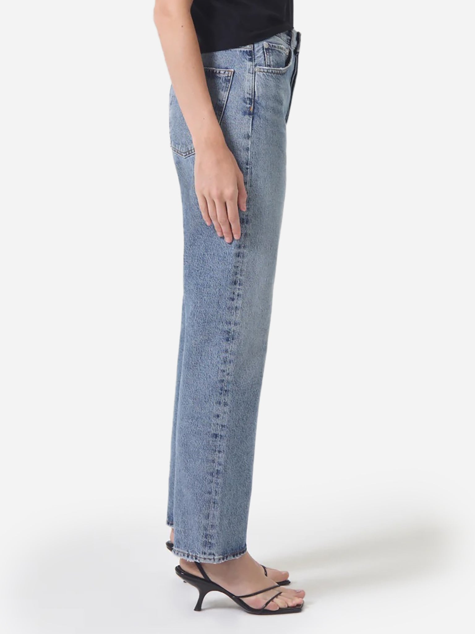 Agolde Women s 90s Pinch Waist High Rise Straight Jean