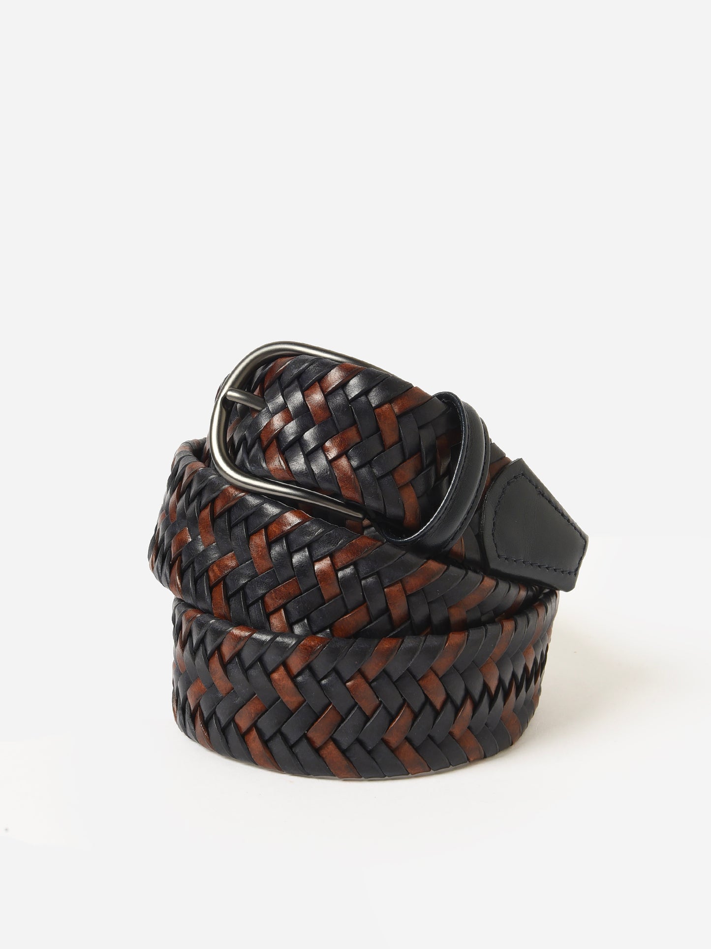 Andersons Men's Woven Leather Belt