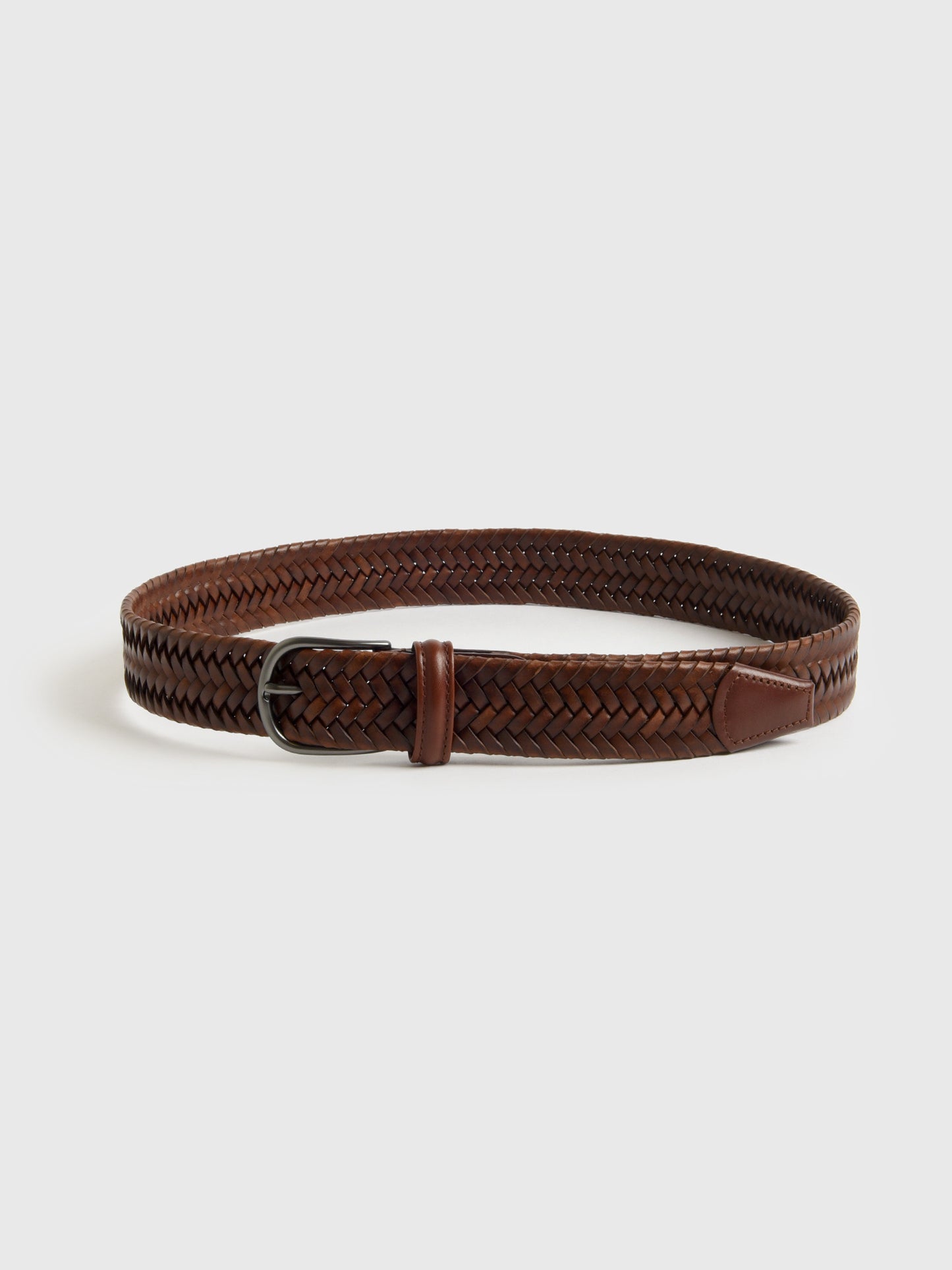 Andersons Men's Woven Leather Belt