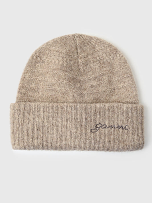 GANNI Women's Soft Wool Beanie