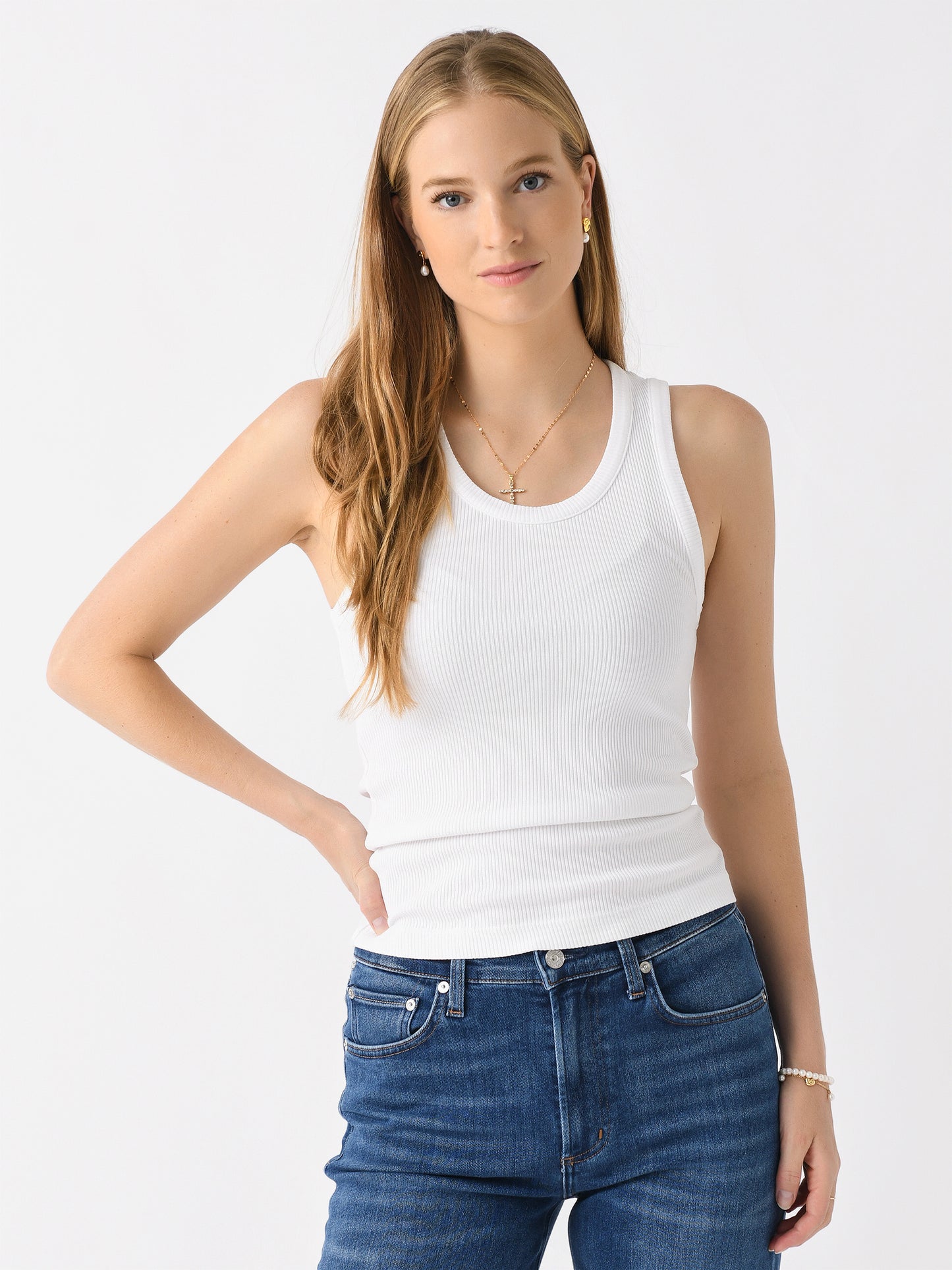 Agolde Women's Poppy Scoop Neck Tank