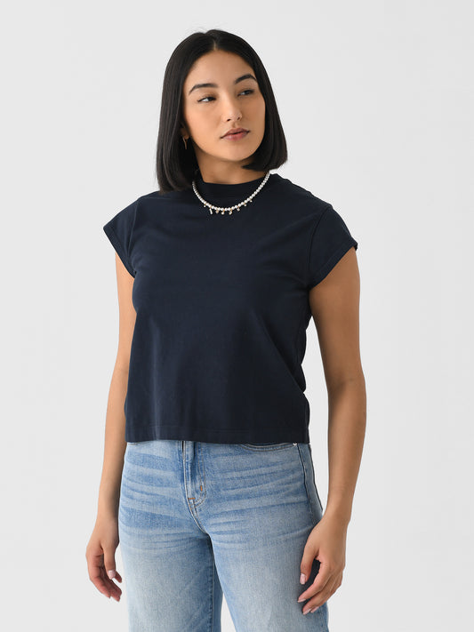 Agolde Women's Bryce Cap Sleeve Tee