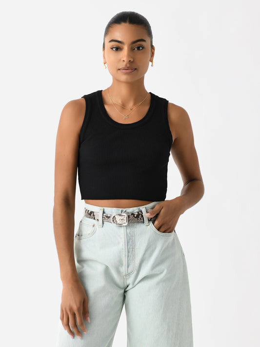 Agolde Women's Cropped Poppy Tank