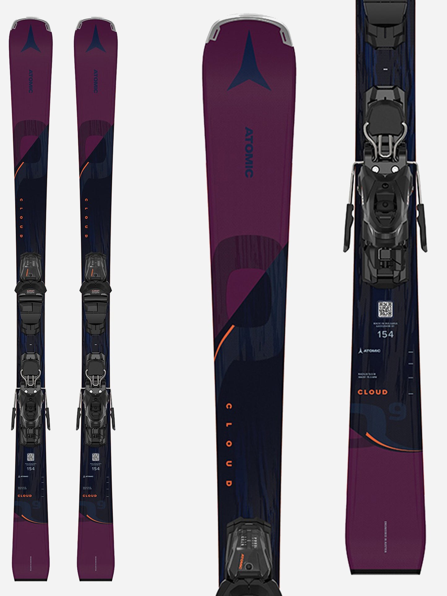 Atomic Cloud Q9 Women's Skis with M 10 GW Bindings 2024