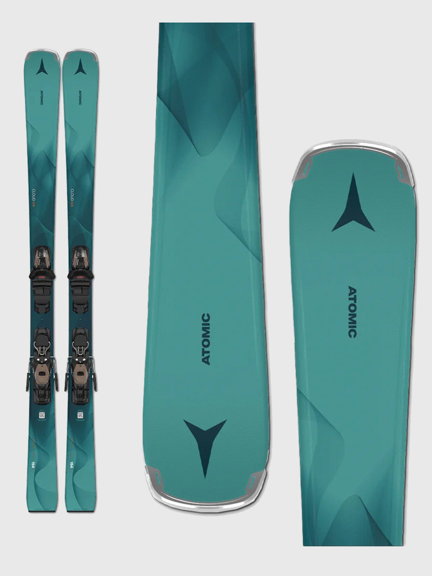 Atomic Cloud Q8 Women's Skis + M10 GW Bindings 2025