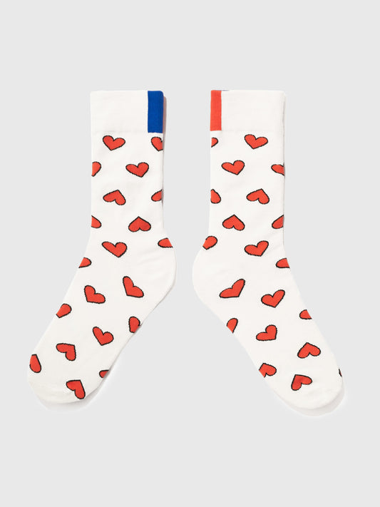 Kule Women's The Multi Heart Dress Socks