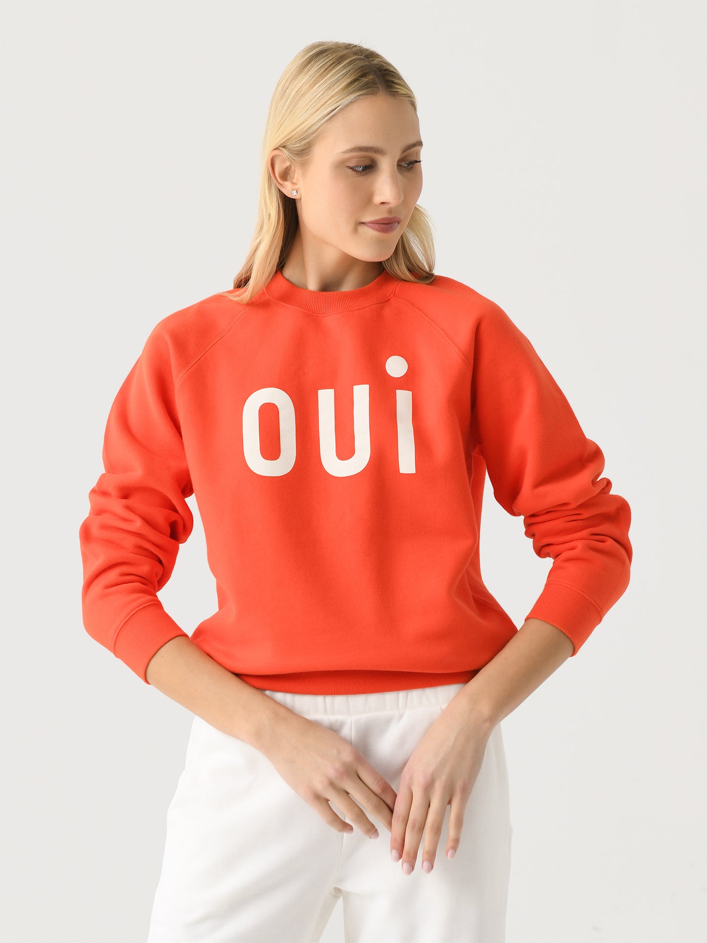 Clare V. Women's Oui Sweatshirt